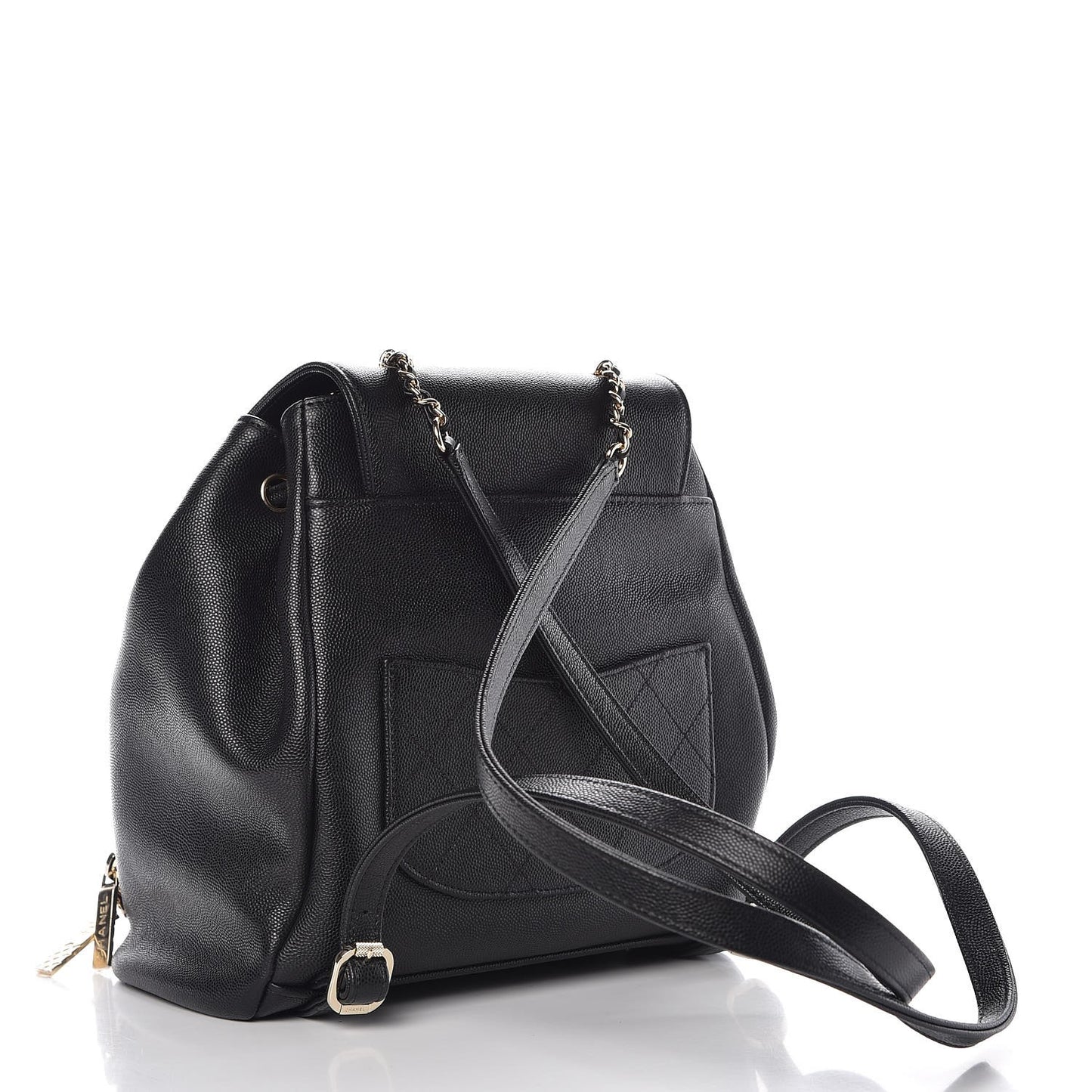Caviar Quilted Business Affinity Backpack Black