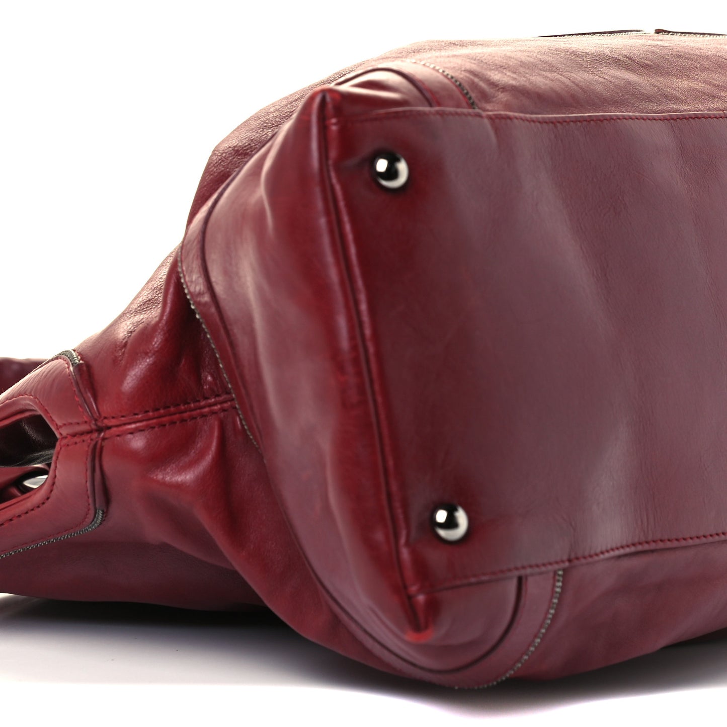 Lambskin East West Soho Shopper Red