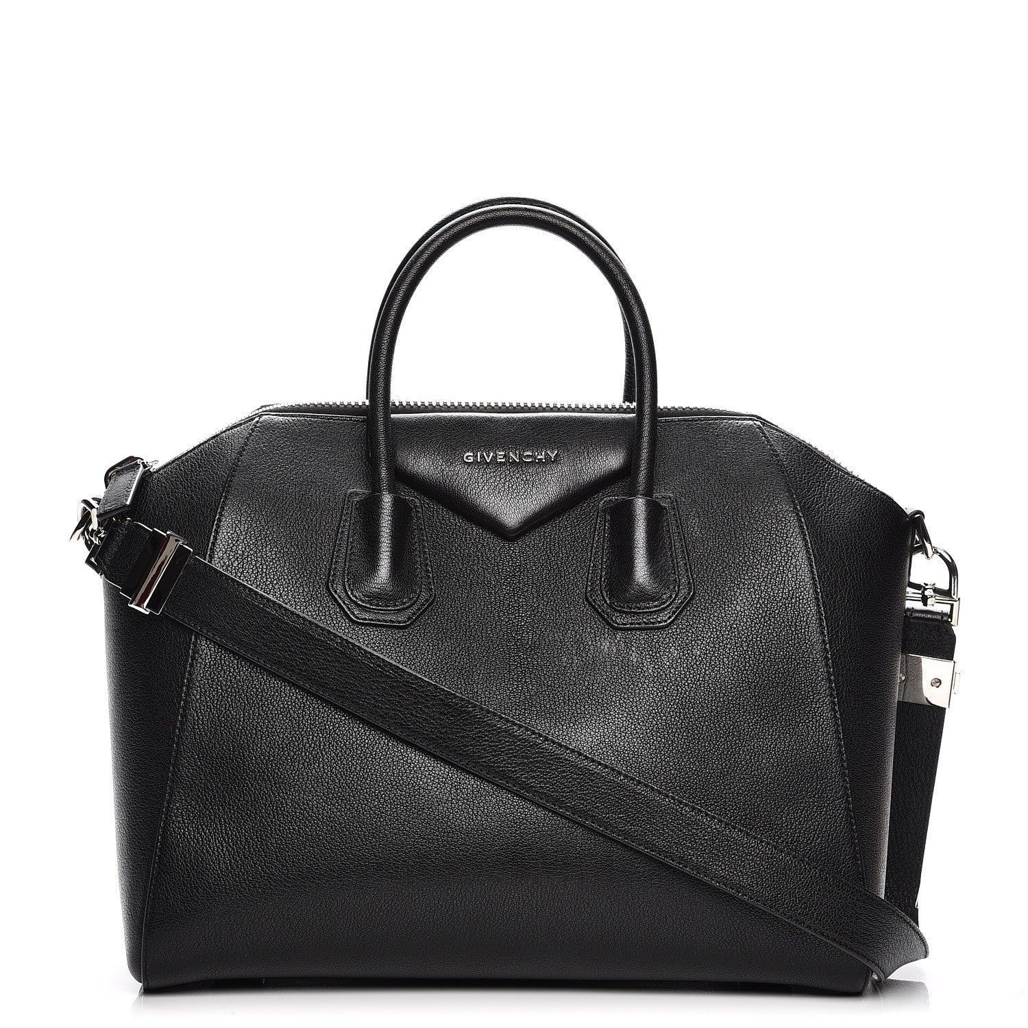Givenchy Sugar Goatskin Medium Antigona Black 1 of 9