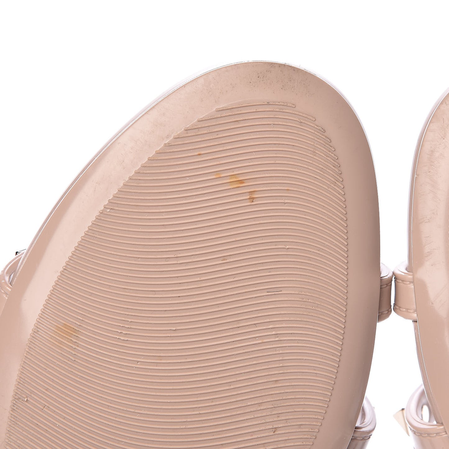 PVC Jelly Rockstud Caged Sandals 36 Poudre