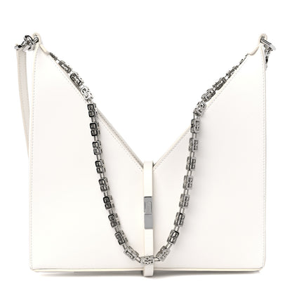 Givenchy Box Calfskin Small Cut Out Shoulder Bag Ivory 3 of 14