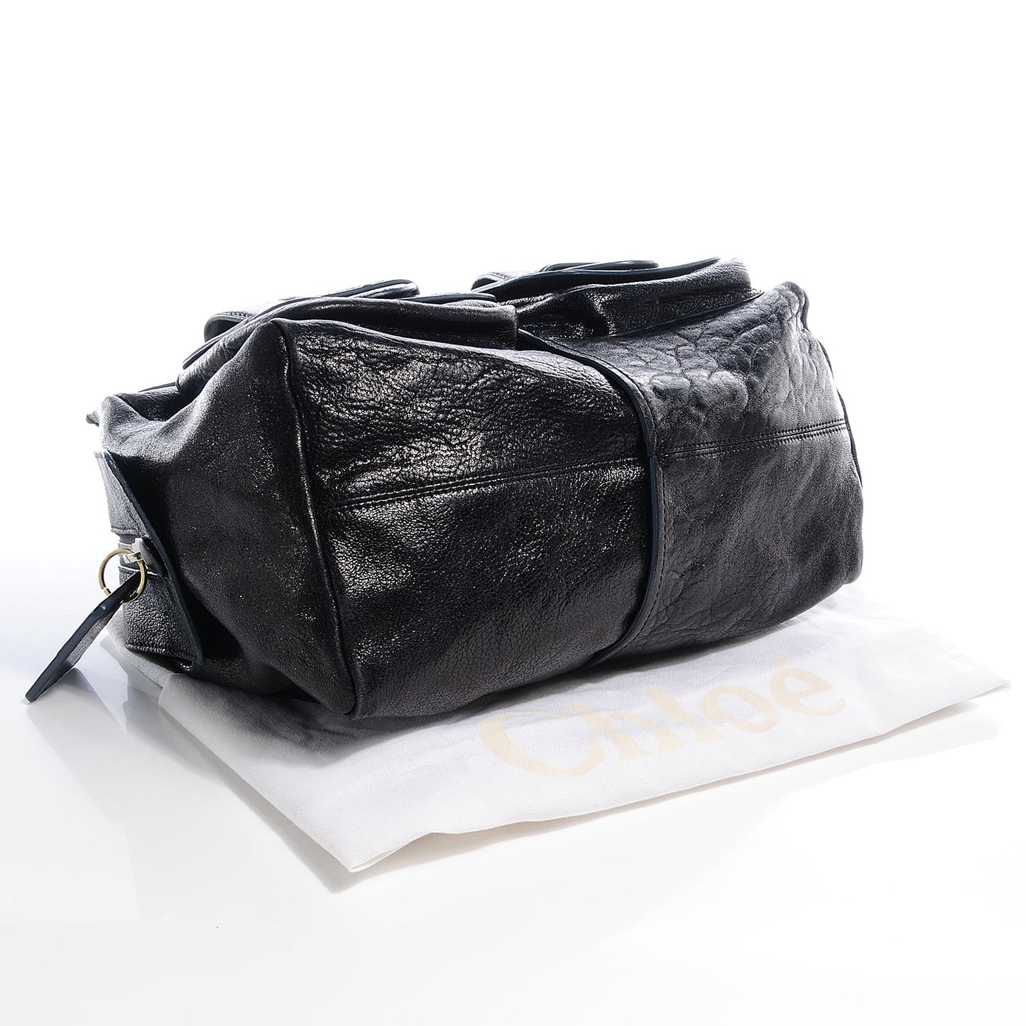 Leather Saskia Satchel Black