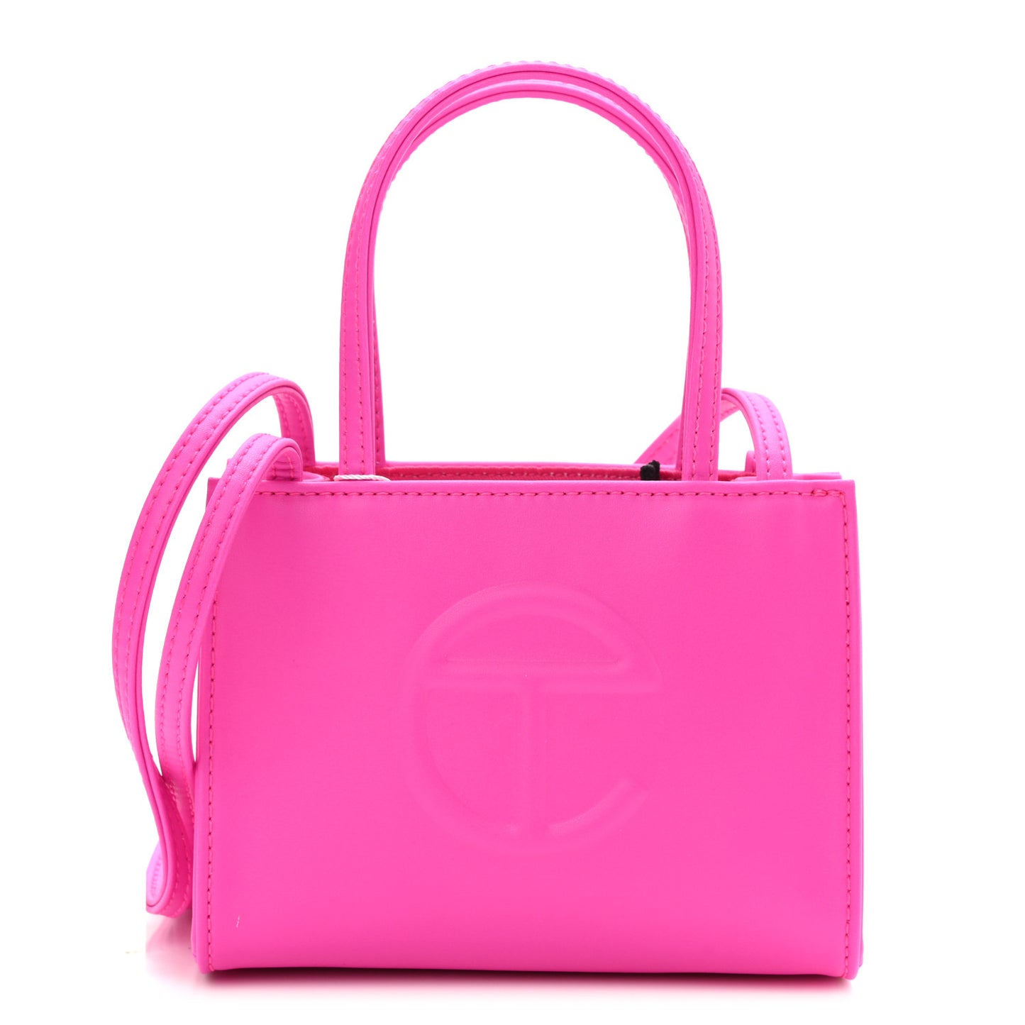 Vegan Leather Small Shopping Bag Azalea