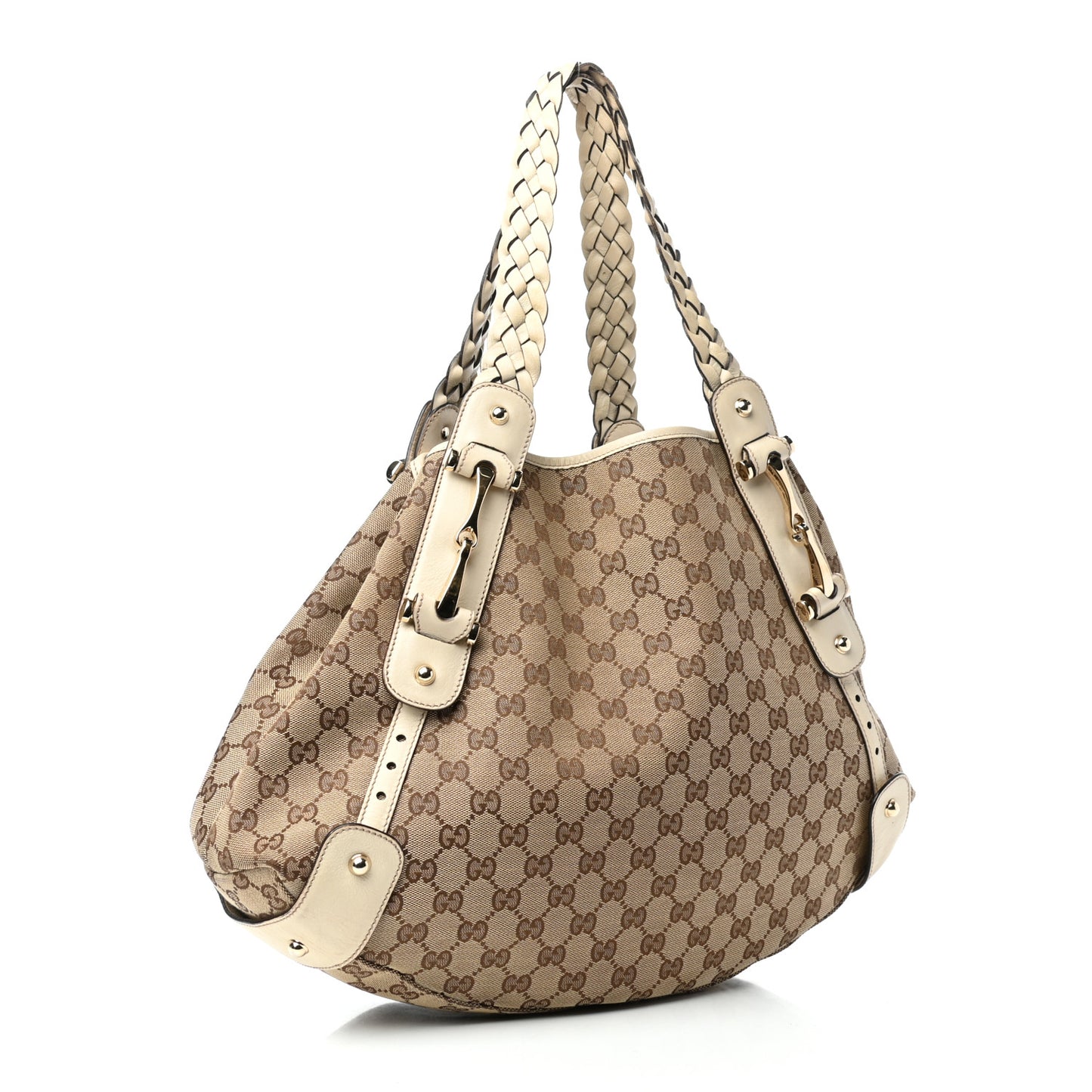 Monogram Medium Pelham Shoulder Bag Off White