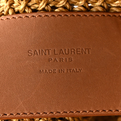 Saint Laurent Raffia Le 5 A 7 Bea Tote 7 of 12