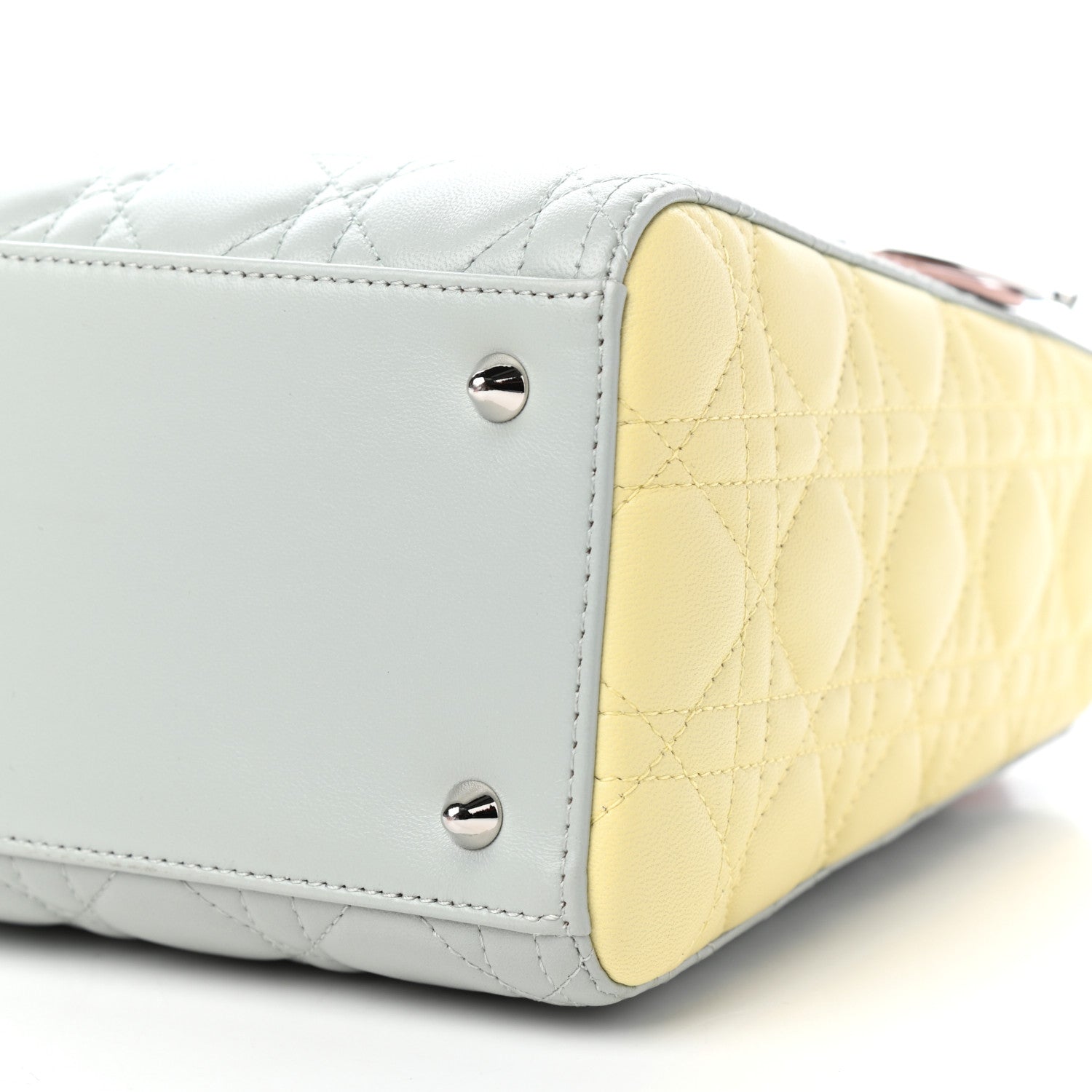 Christian Dior Lambskin Cannage Medium Tri-Color Lady Dior Multicolor 10 of 10
