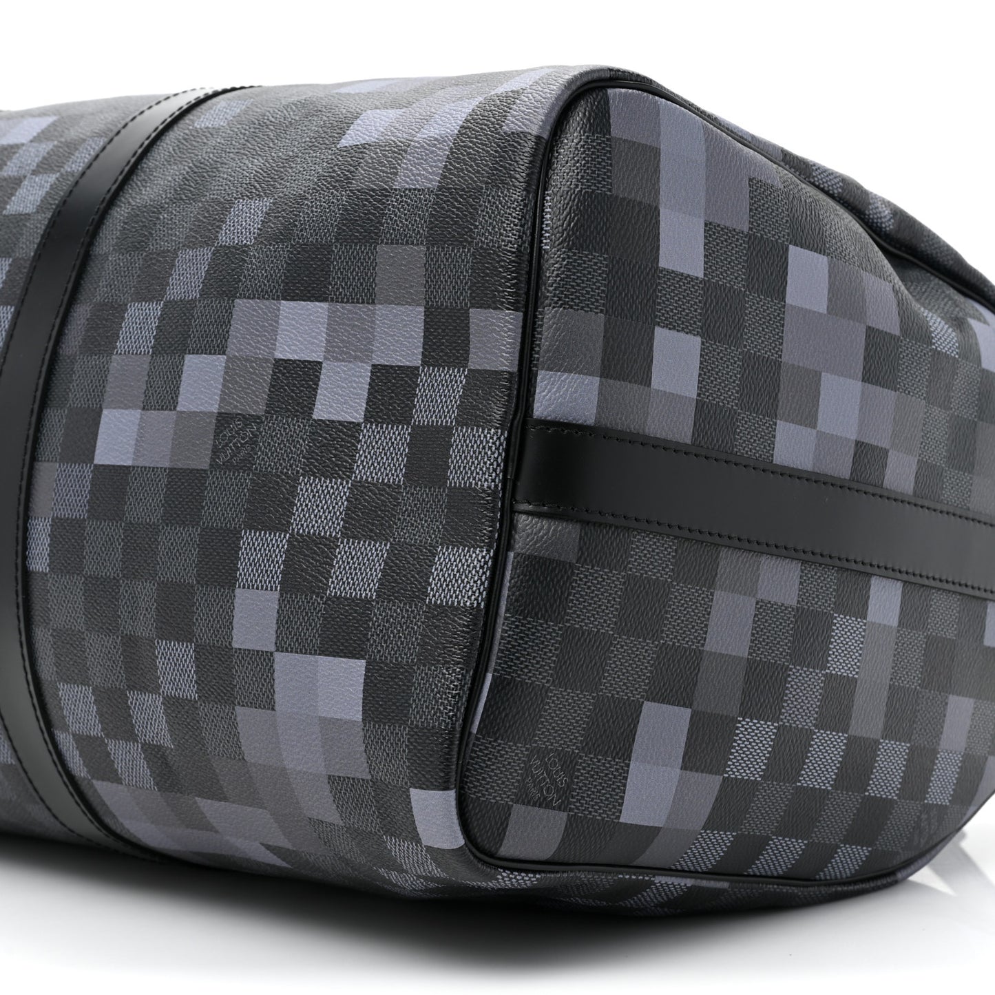 Damier Graphite Pixel Keepall Bandouliere 50 Gris