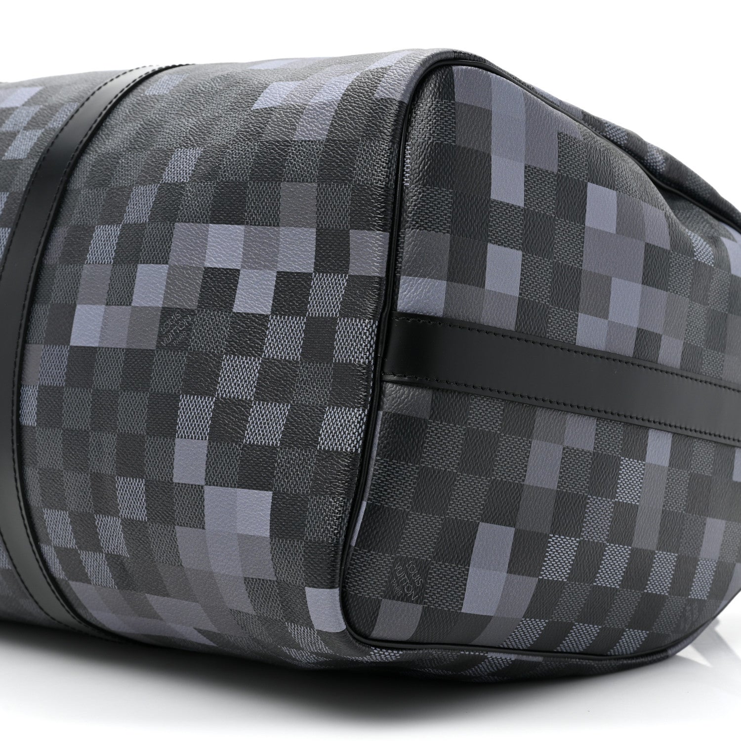 Louis Vuitton Damier Graphite Pixel Keepall Bandouliere 50 Gris 8 of 9