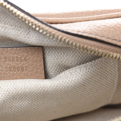 Gucci Pebbled Calfskin Small Soho Disco Bag Camelia 7 of 12