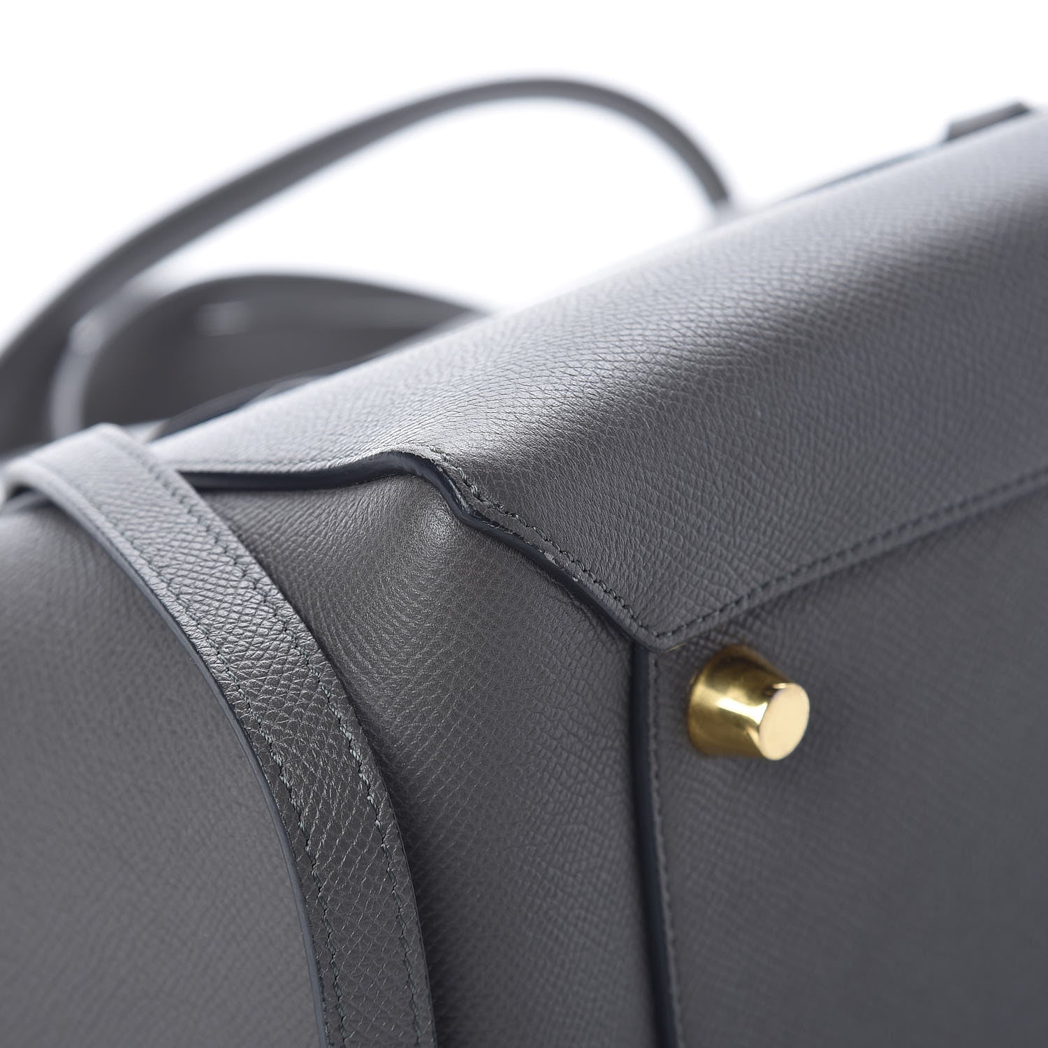 Celine Grained Calfskin Mini Belt Bag Grey 12 of 13