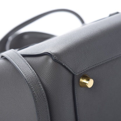 Celine Grained Calfskin Mini Belt Bag Grey 12 of 13