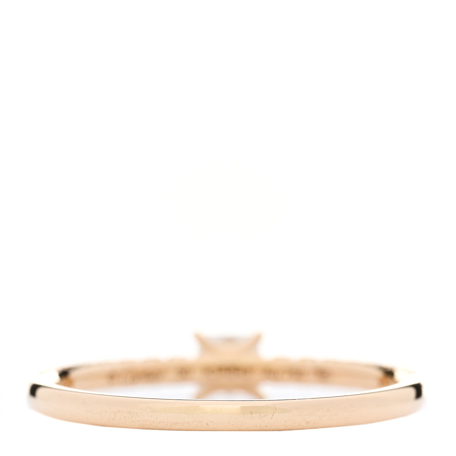 Cartier 18K Yellow Gold Diamond Etincelle De Cartier Engagement Ring 50 5.25 3 of 5