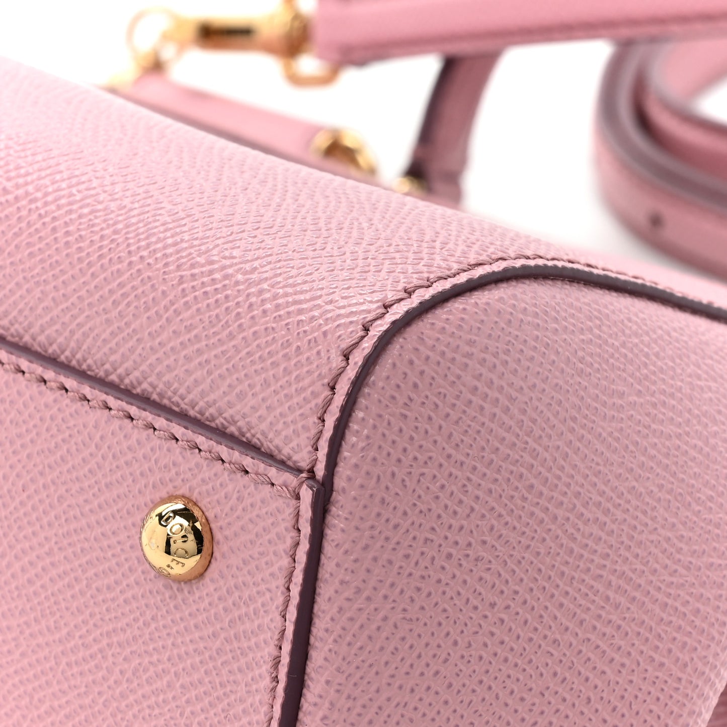 Dauphine Small Sicily Satchel Rose Carne