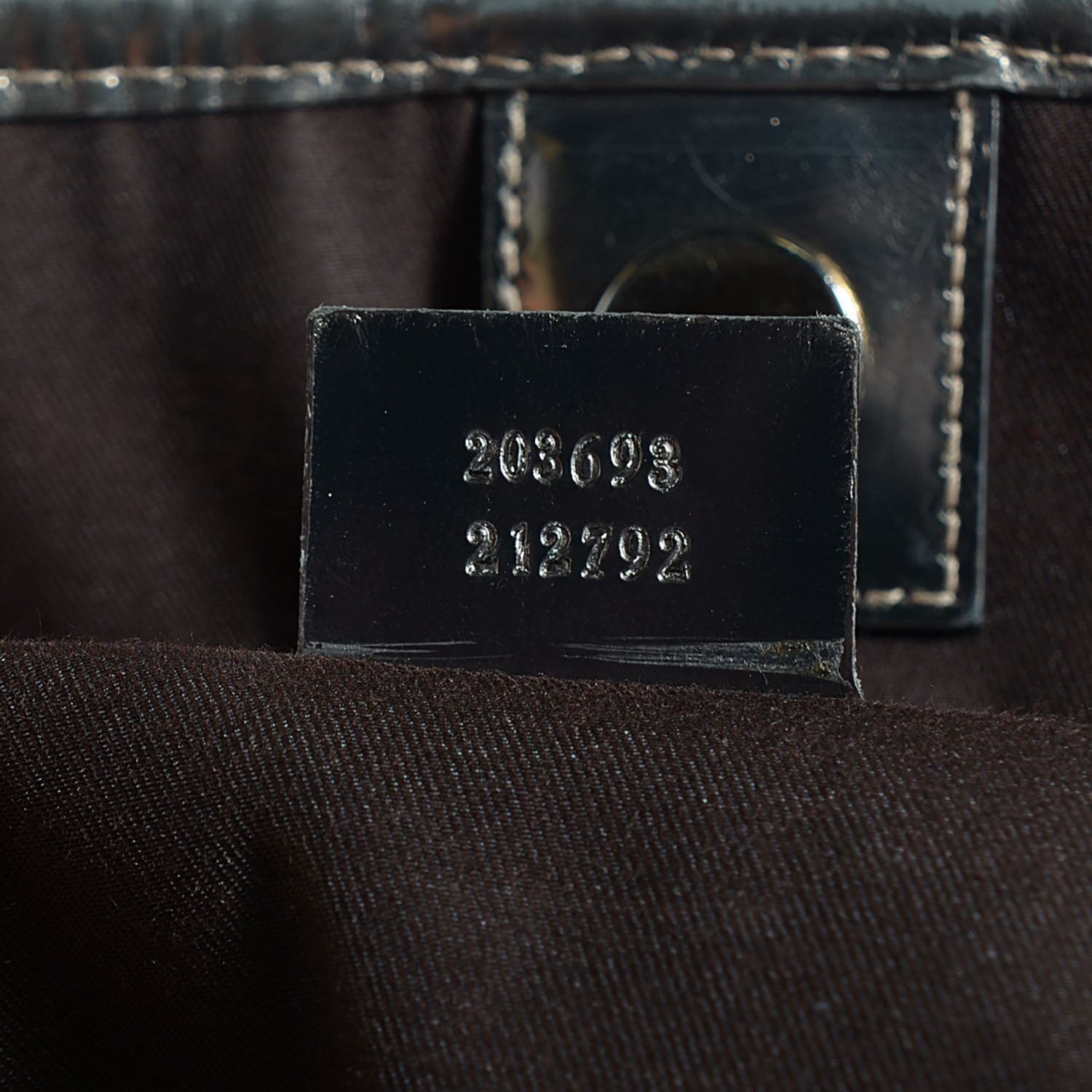 Gucci GG Plus Web Medium Joy Tote Pewter 7 of 7