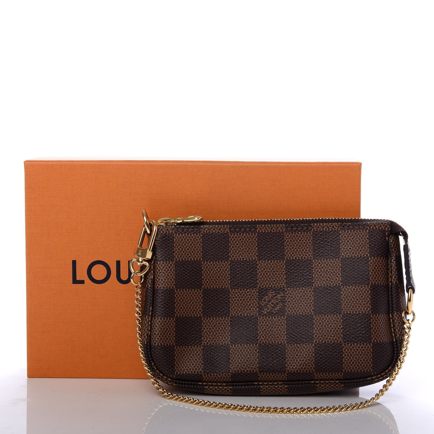 Louis Vuitton Damier Ebene Mini Pochette Accessories 8 of 8