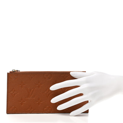 Louis Vuitton Empreinte Felicie Chain Wallet Zippered Insert Cognac 2 of 7