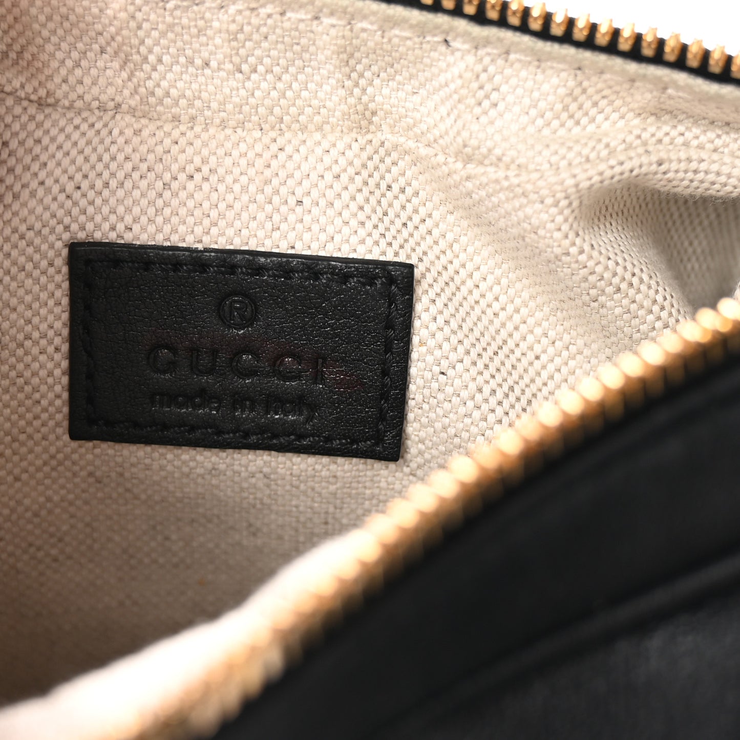 Aria Calfskin Web Small Attache Shoulder Bag Black