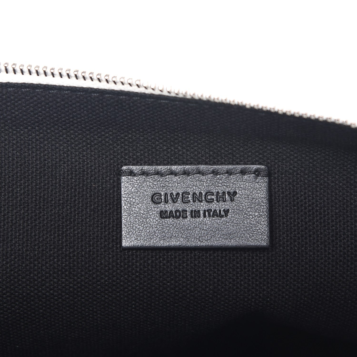 Givenchy Lambskin Star Print Large Pandora Pouch White Black 6 of 8