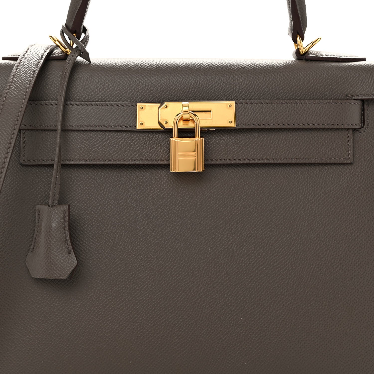 Hermes Epsom Kelly Sellier 28 Etain 8 of 12