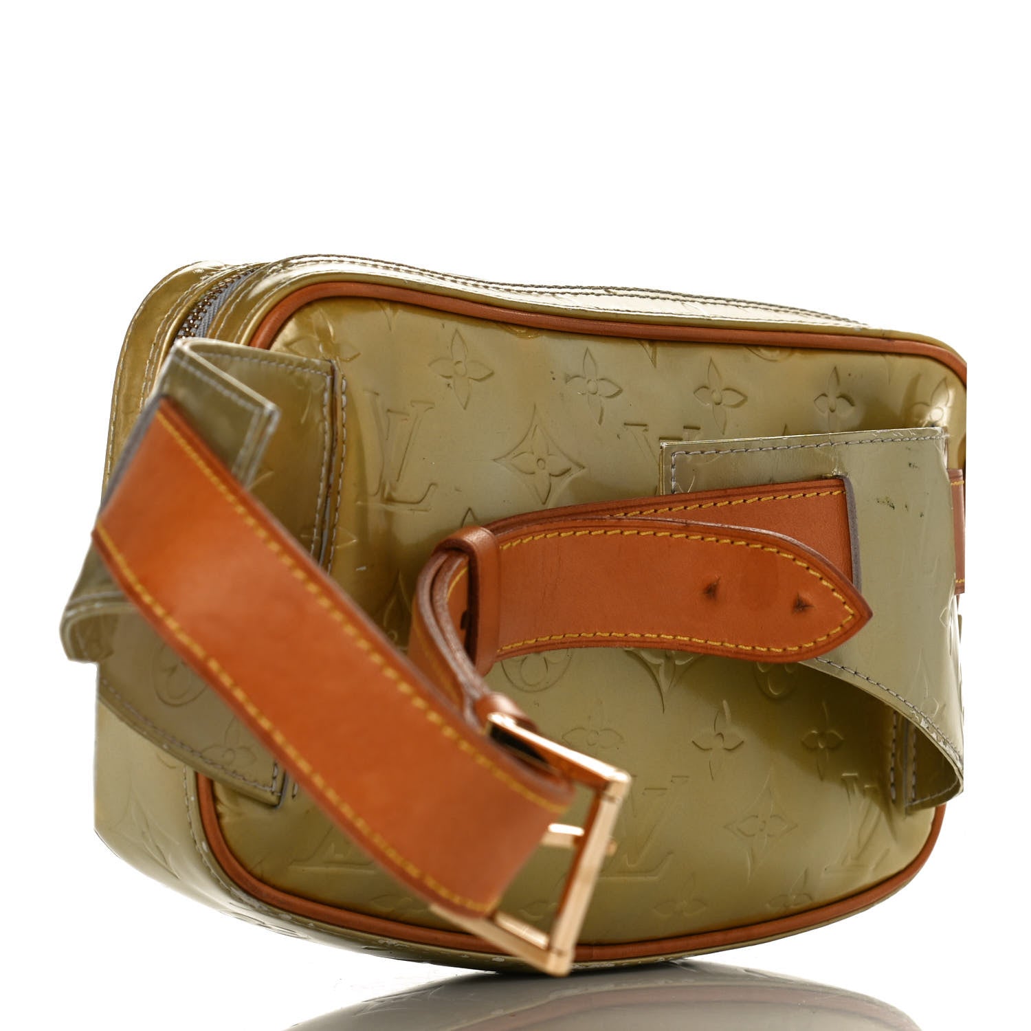 Louis Vuitton Vernis Fulton Waist Bag Green 2 of 12