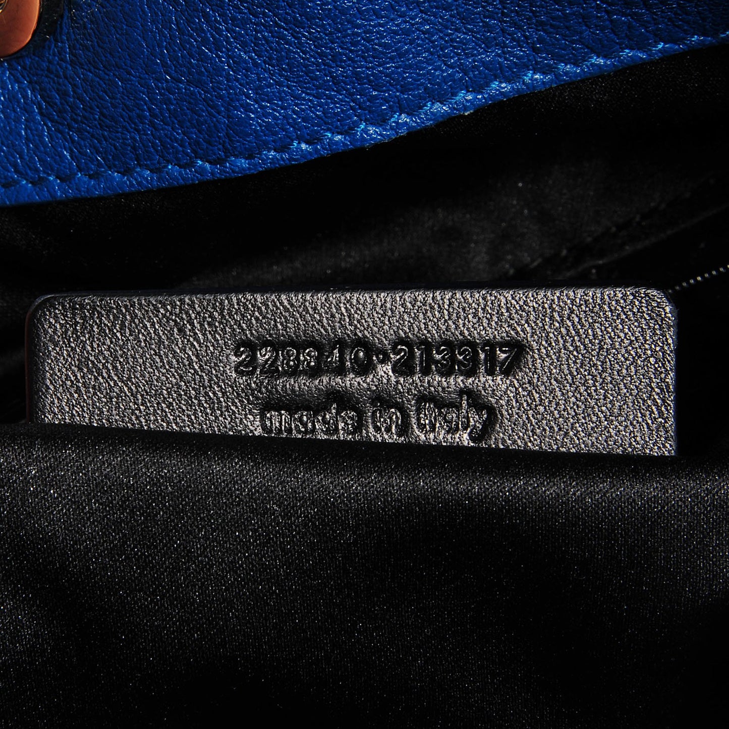 Leather Large Roady Blue