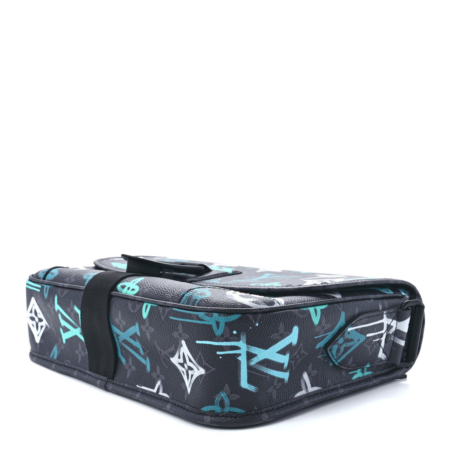 Monogram Eclipse LV Graffiti Archy Messenger MM Green Lights
