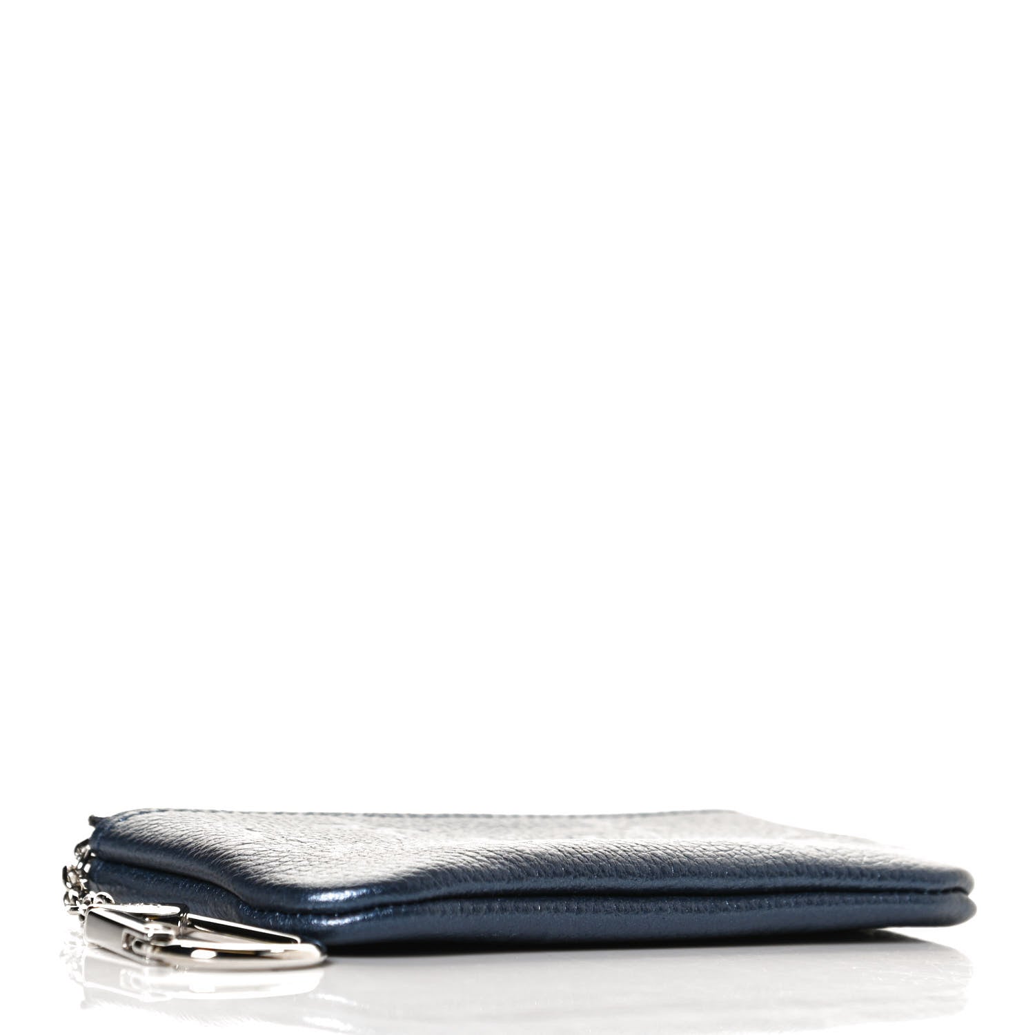 Louis Vuitton Metallic Empreinte Monogram Giant Key Pouch Navy Nacre 4 of 8