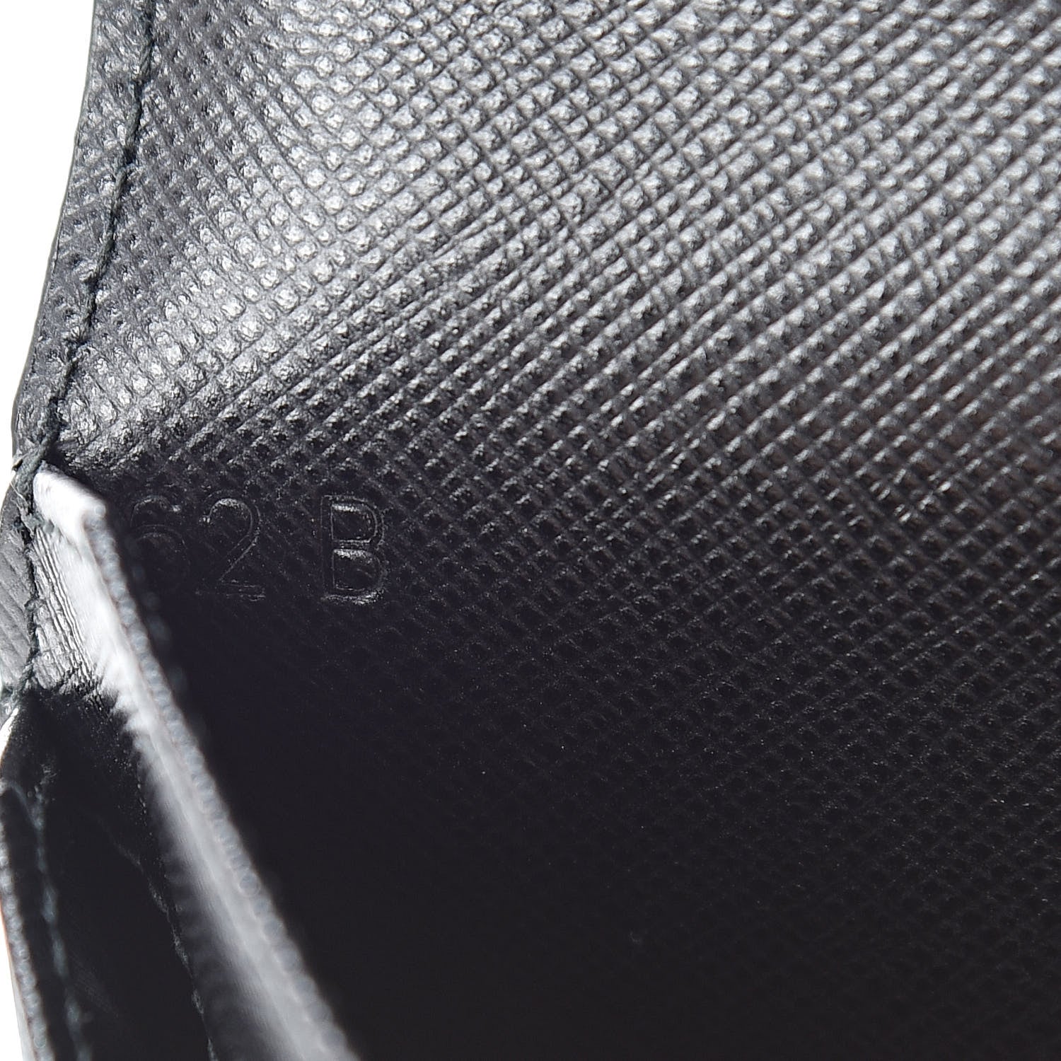 Prada Saffiano Metal Bar Flap Wallet Black 8 of 9