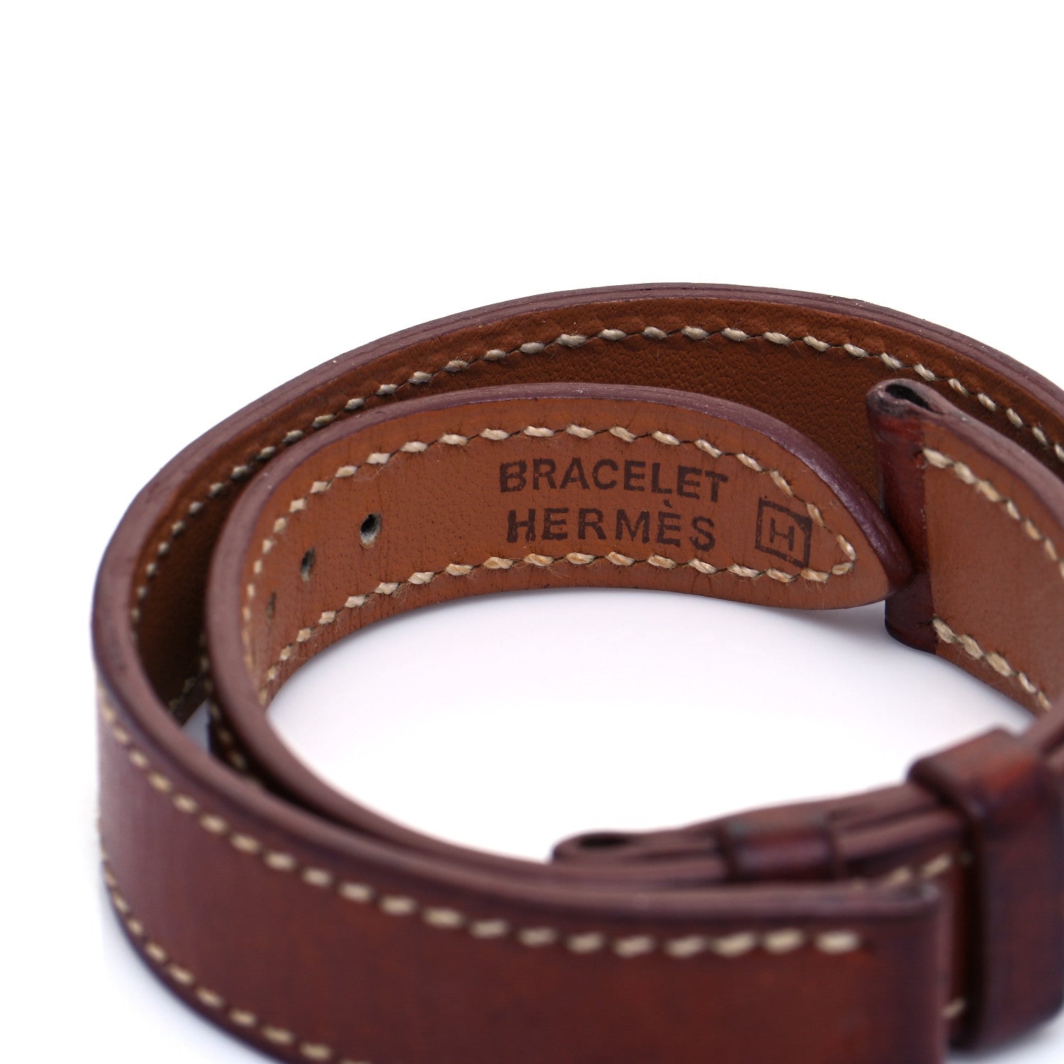 Hermes Stainless Steel Barenia 23mm Cape Cod Double Tour Quartz Watch Noir 7 of 7