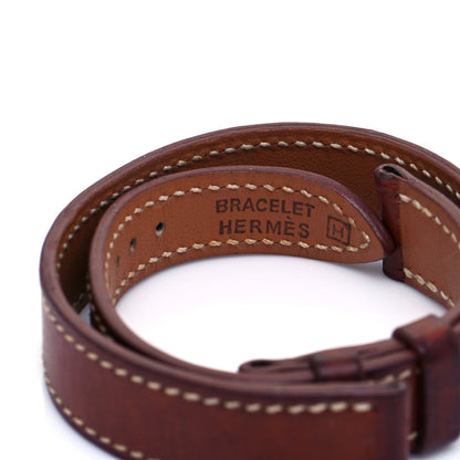 Hermes Stainless Steel Barenia 23mm Cape Cod Double Tour Quartz Watch Noir 7 of 7