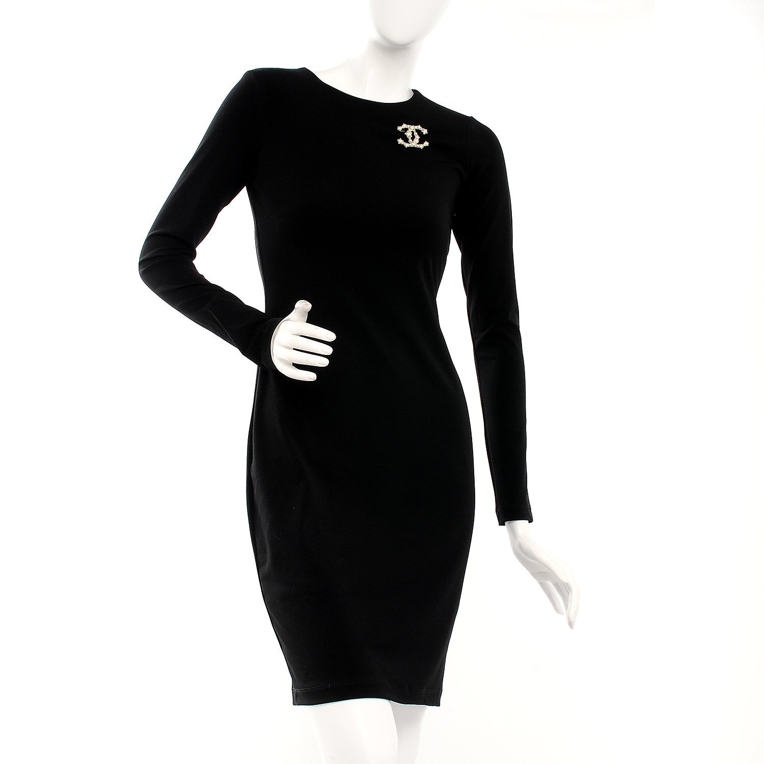 Chanel Star Resin Pearl Large CC Brooch Gold 2 of 4