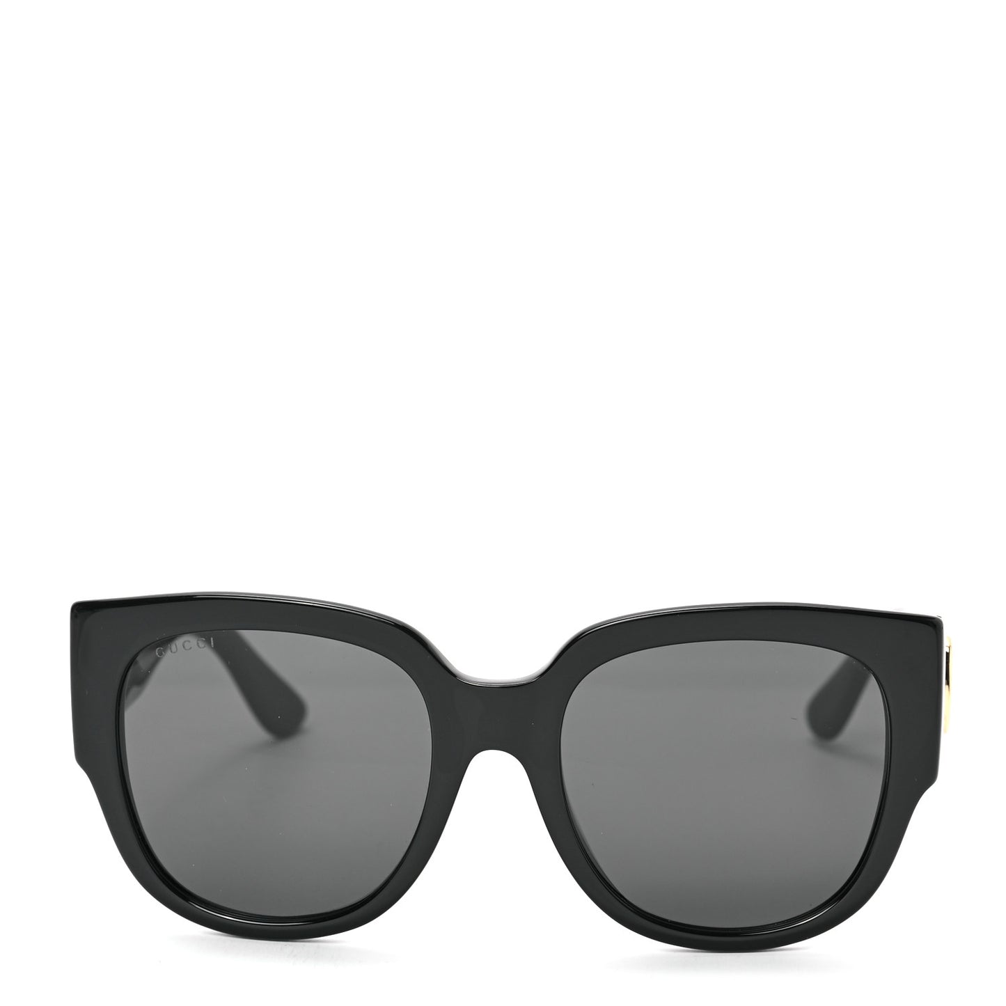 Acetate Square Frame Sunglasses GG0142SA Black