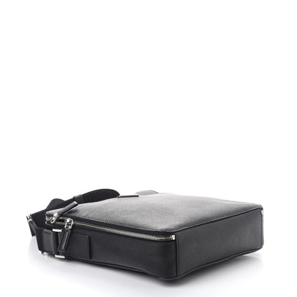 Prada Saffiano Flat Messenger Bag Black 4 of 9