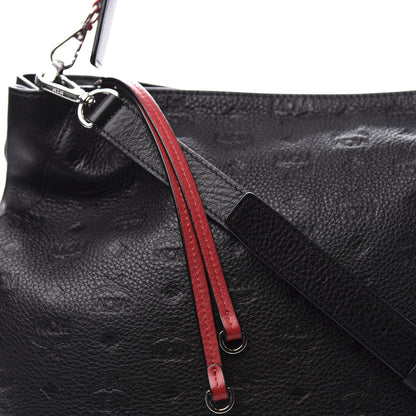 MCM Calfskin Ottomar Large Klara Hobo Black 11 of 11