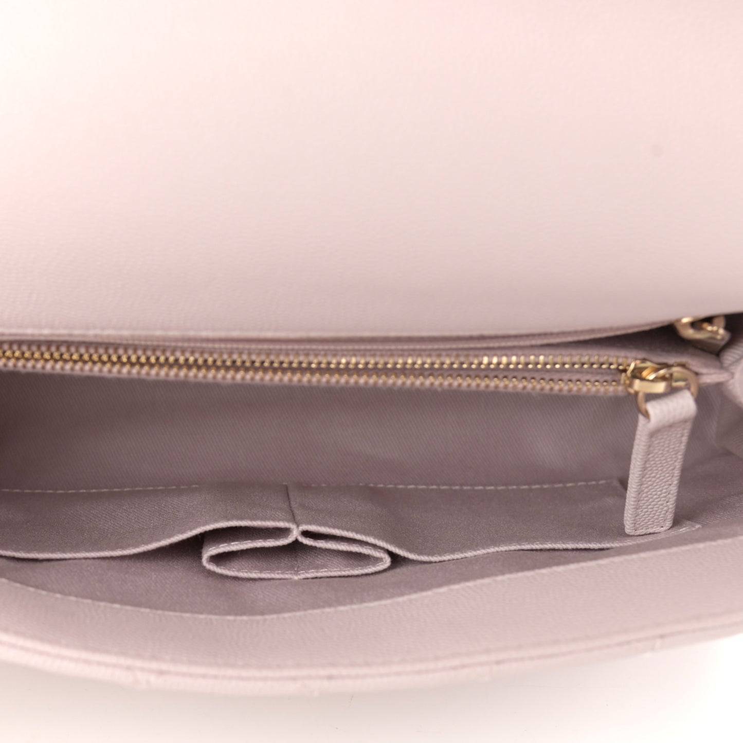 Caviar Quilted Small Coco Handle Flap Light Pink