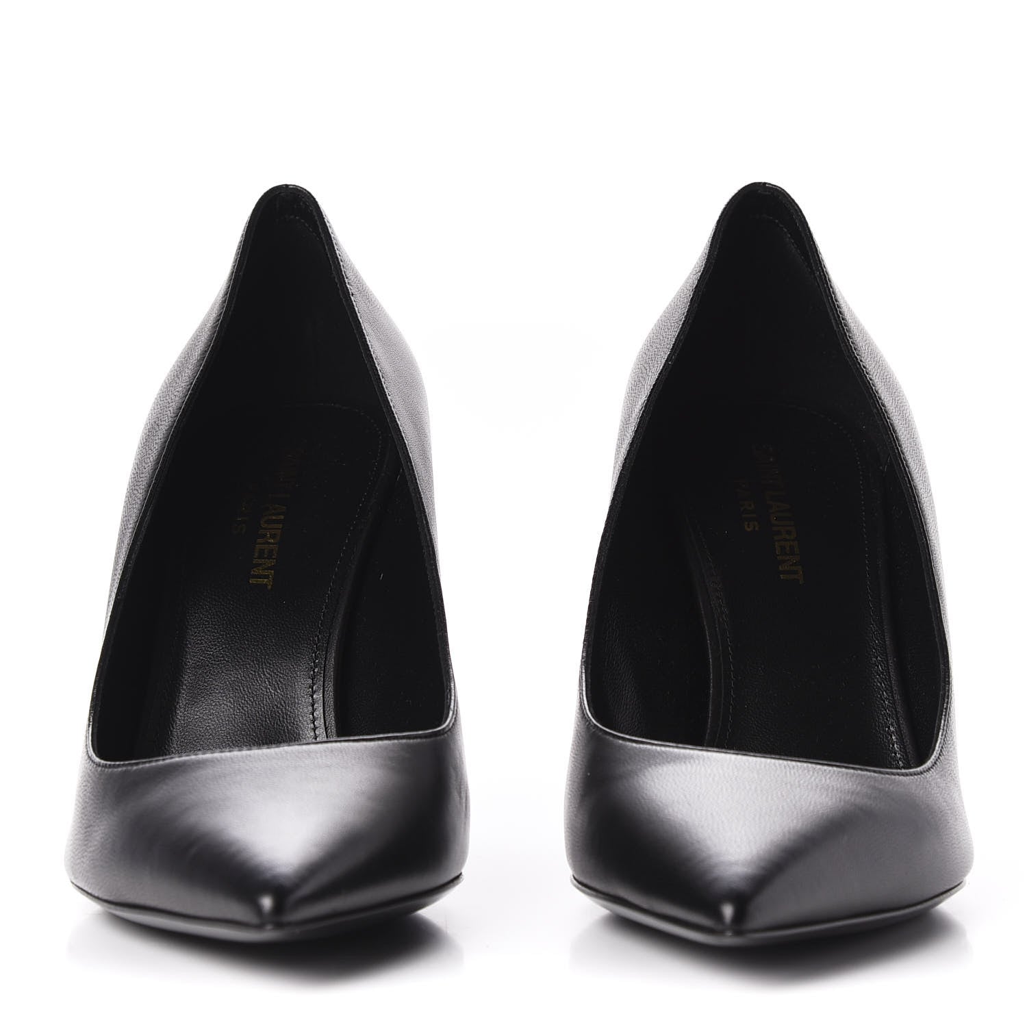 Saint Laurent Calfskin Opyum 85 Pumps 38.5 Black 3 of 10