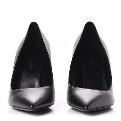 Saint Laurent Calfskin Opyum 85 Pumps 38.5 Black 3 of 10