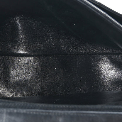 Chanel Lambskin Stitched Chocolate Bar Single Flap Black 5 of 9