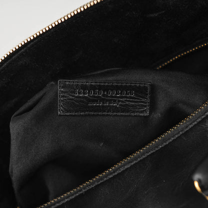 Saint Laurent Calfskin Classic Duffle 12 Black 7 of 10