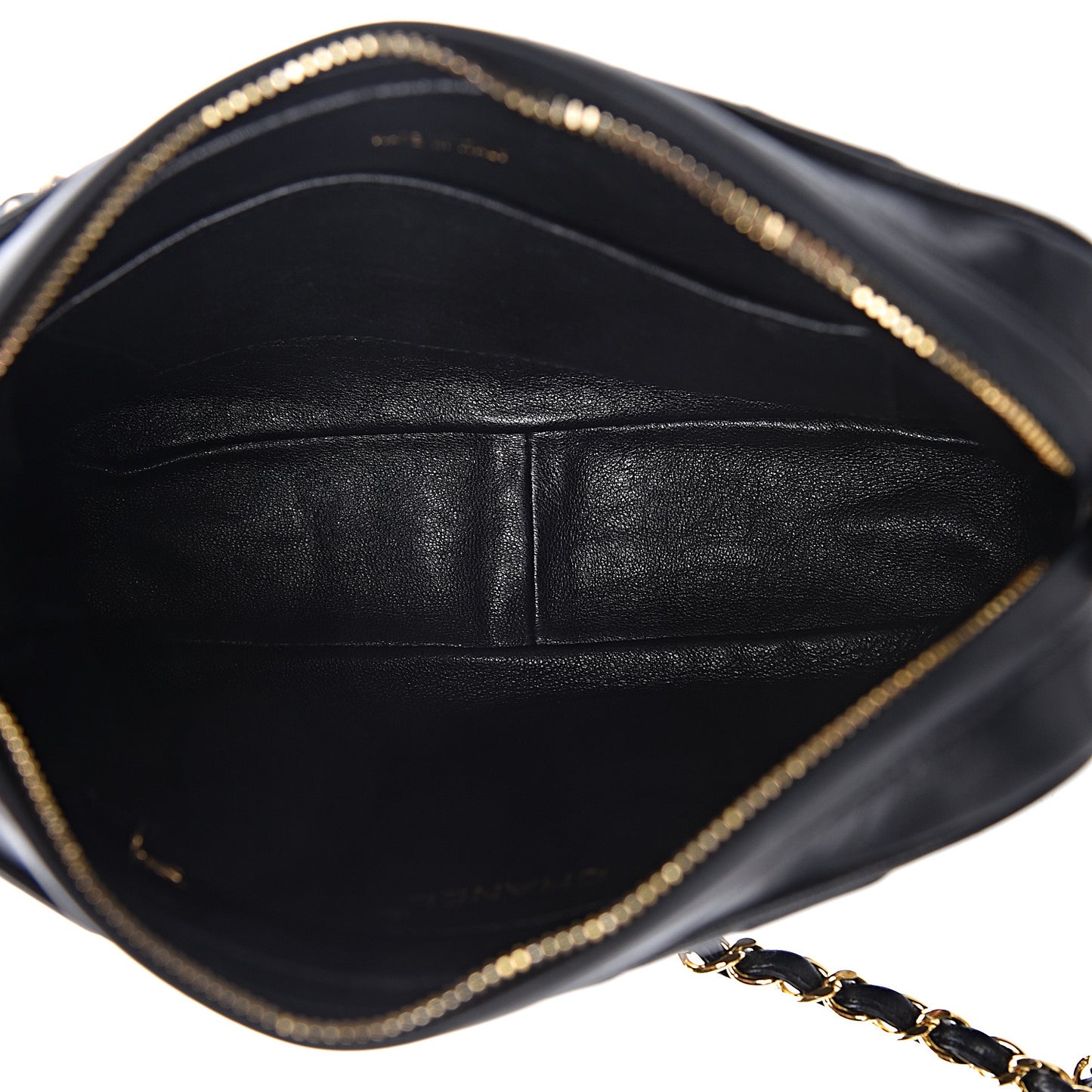 Lambskin Quilted Camera Case Black