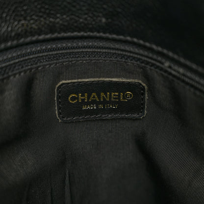 Chanel Calfskin Tall Cerf Tote Black 6 of 11
