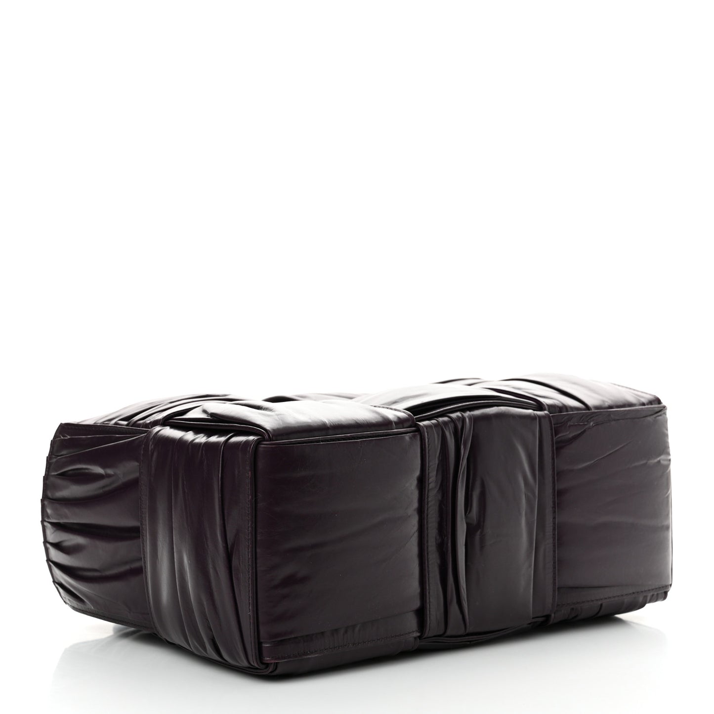 Foulard Intrecciato Pleated Medium Arco Tote Dark Mystic
