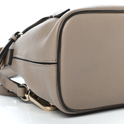 Chloe Suede Calfskin Mini Faye Backpack Motty Grey 7 of 8