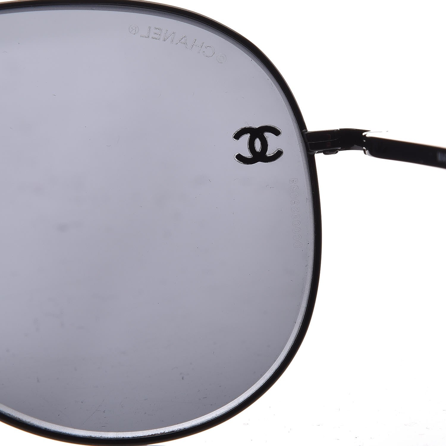 Chanel Aviator CC Sunglasses 4189-T-Q Black 8 of 9