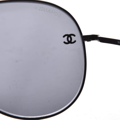 Chanel Aviator CC Sunglasses 4189-T-Q Black 8 of 9