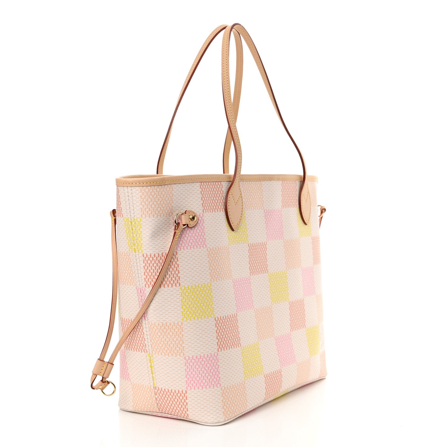 Damier Giant Neverfull MM Peach