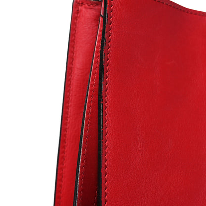 Gucci Calfskin Embossed Medium XL Tote Red 12 of 13
