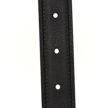 Hermes Swift Epsom 24mm H Belt Strap 95 38 Nata Black 4 of 5