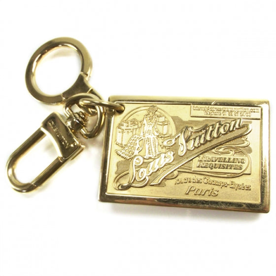 Travel Chain Extender Key Ring Gold