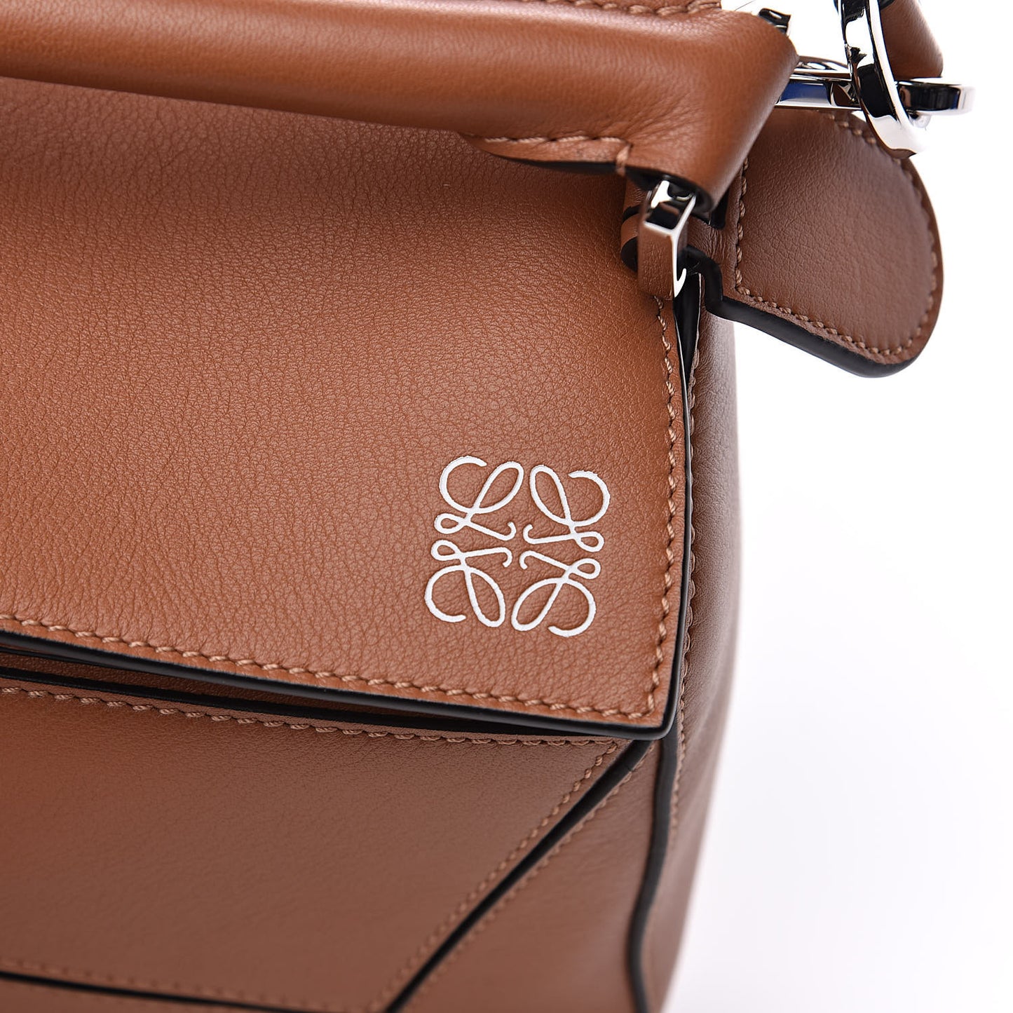 Calfskin Small Puzzle Bag Tan
